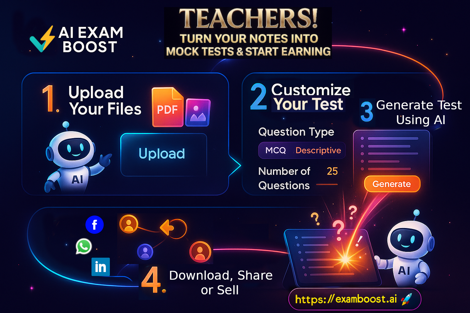AI Exam Boost | AI-Powered Mock Tests & Study Plans